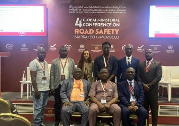 Liberia's Road Safety Secretariat Delegates in attendance at the 4th Global Ministerial Conference in Marrakech, Moracco